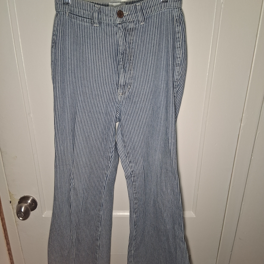 Doen Melody Hickory Striped Striped Flare Jeans